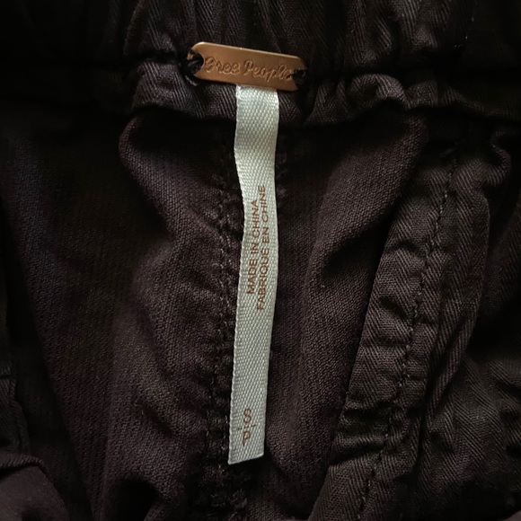 New PURPLE Free People Corduroy Paper Bag Pants - Picture 6 of 7